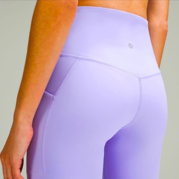 Lululemon Align High Rise Pant with Pockets Purple Lilac Smoke 14 Nwt - Picture 4 of 12